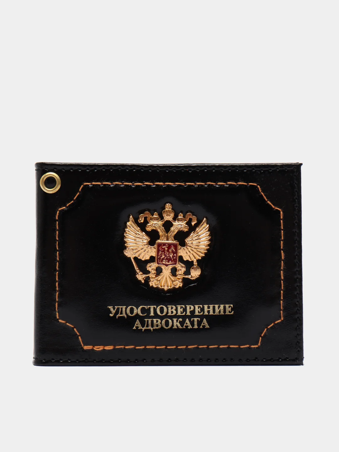Черный обложка на удостоверение адвоката