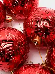 Красный елочные игрушки новогодние, 6 штук
