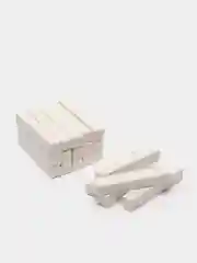 Мелки белые квадратные, в наборе 20 штук / мел белый
