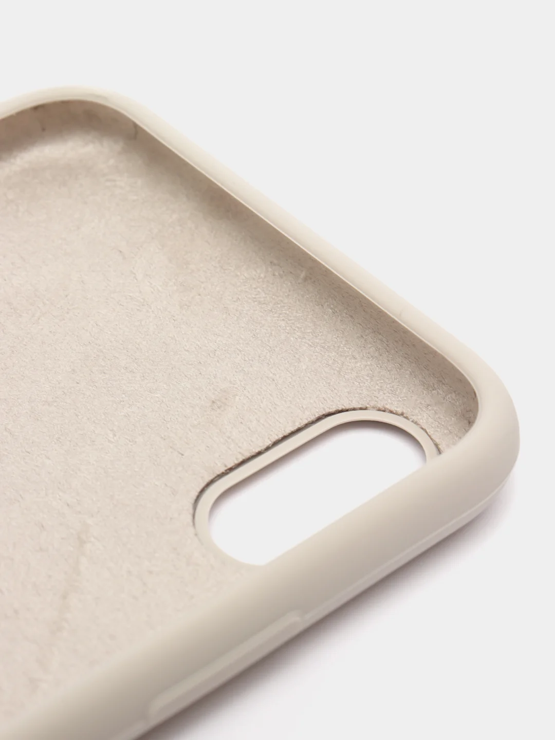 Бежевый меланж чехол Silicone Case Orig