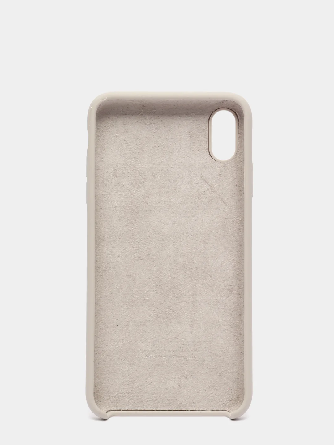 Бежевый меланж чехол Silicone Case Orig