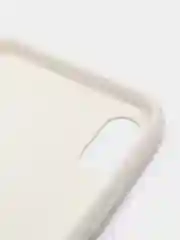 Белый силиконовый чехол Silicone Case для iPhone XR (Айфон ХР), с бархатистым покрытием внутри
