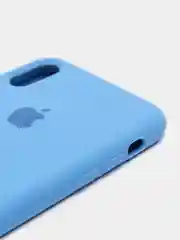 Голубой чехол Silicone Case Orig