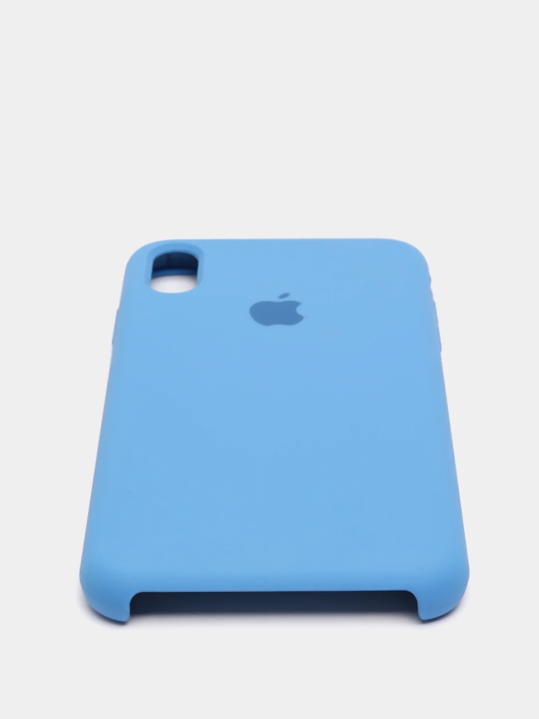 Голубой чехол Silicone Case Orig