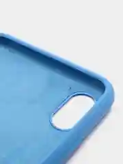 Голубой чехол Silicone Case Orig
