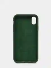 Зеленый силиконовый чехол Silicone Case для iPhone XR (Айфон ХР), с бархатистым покрытием внутри