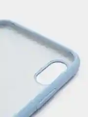 Небесно-голубой силиконовый чехол Silicone Case для iPhone XR (Айфон ХР), с бархатистым покрытием внутри