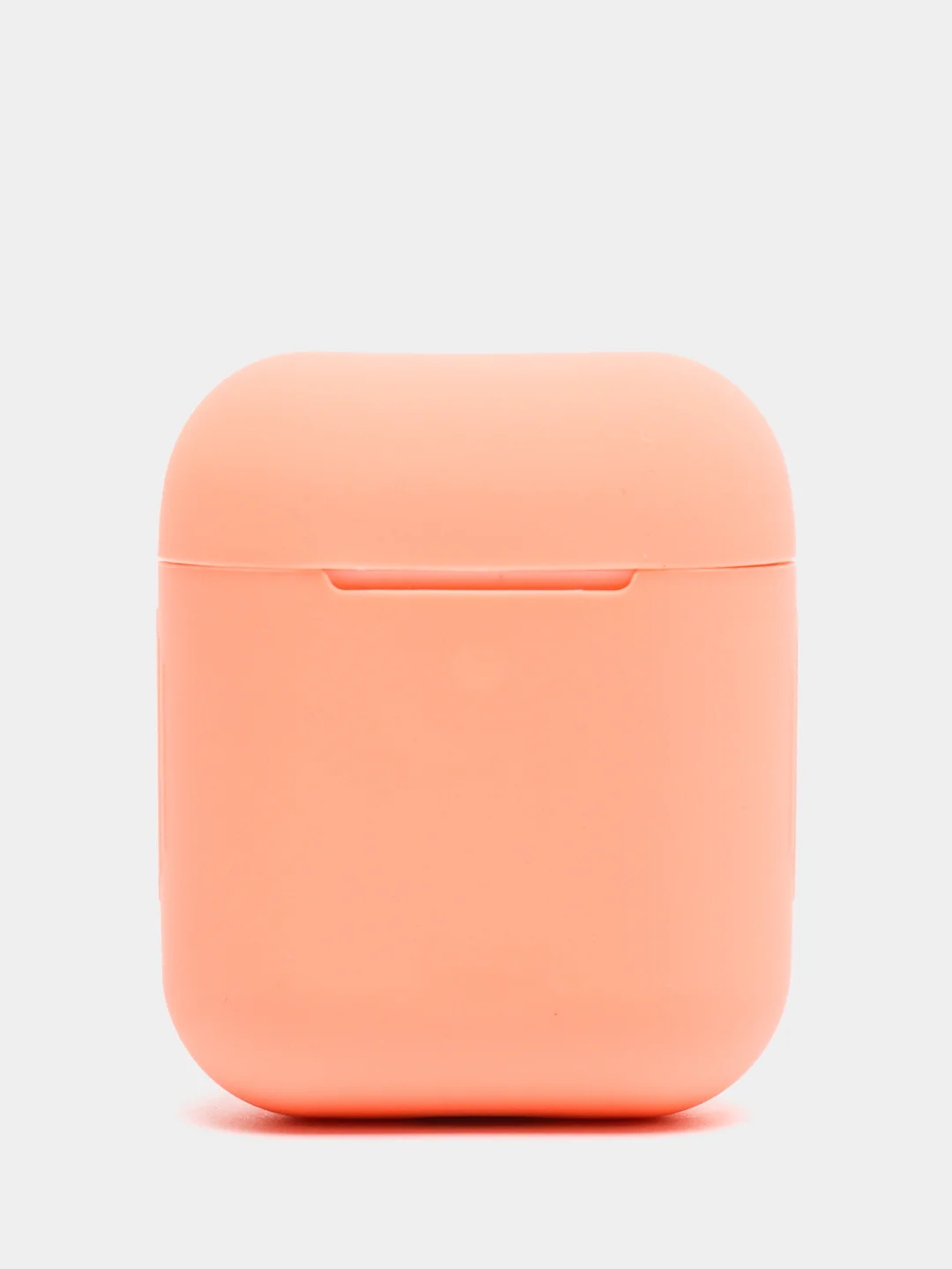 Коралловый меланж силиконовый чехол для беспроводных наушников AirPods, Аирподс 1, 2