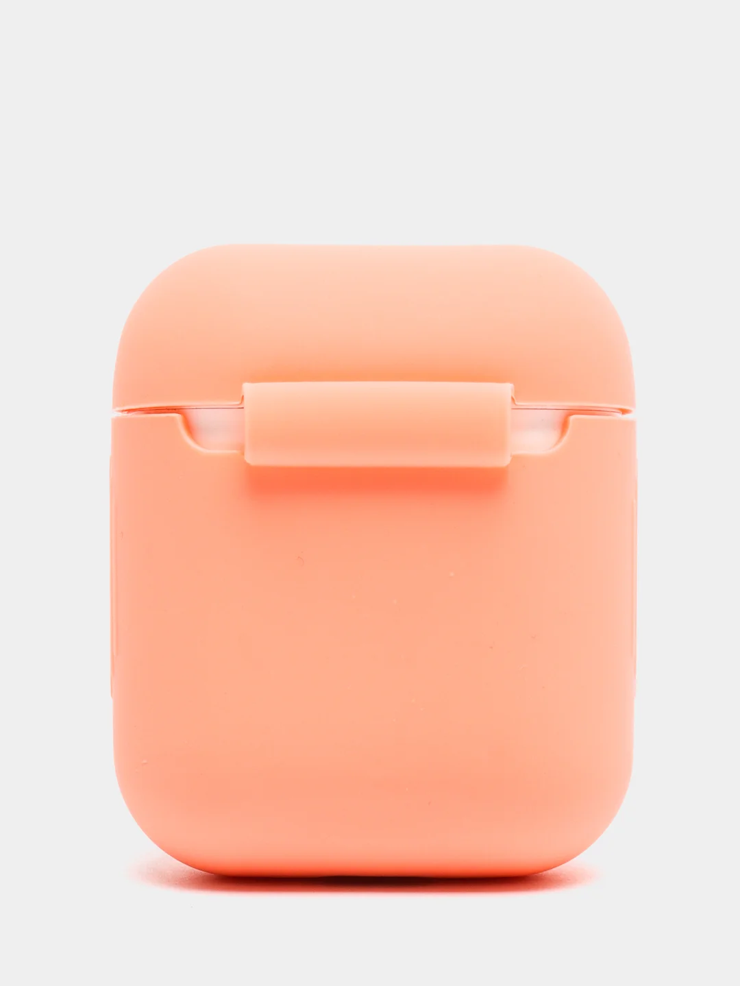 Коралловый меланж силиконовый чехол для беспроводных наушников AirPods, Аирподс 1, 2