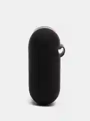 Черный силиконовый чехол для беспроводных наушников AirPods, Аирподс 1, 2