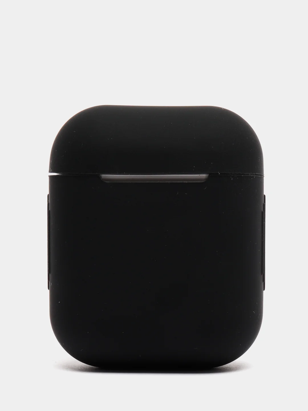 Черный силиконовый чехол для беспроводных наушников AirPods, Аирподс 1, 2