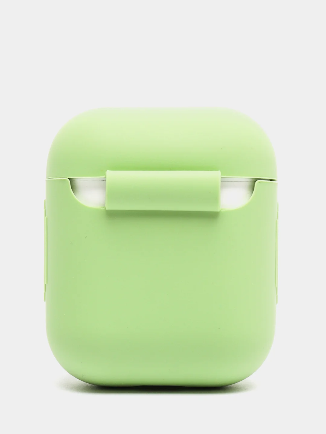 Лайм силиконовый чехол для беспроводных наушников AirPods, Аирподс 1, 2