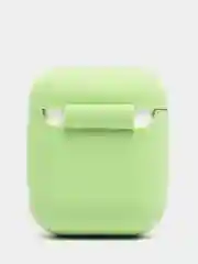 Лайм силиконовый чехол для беспроводных наушников AirPods, Аирподс 1, 2