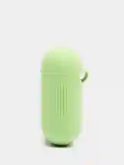 Лайм силиконовый чехол для беспроводных наушников AirPods, Аирподс 1, 2