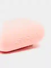 Розовый силиконовый чехол для беспроводных наушников AirPods, Аирподс 1, 2