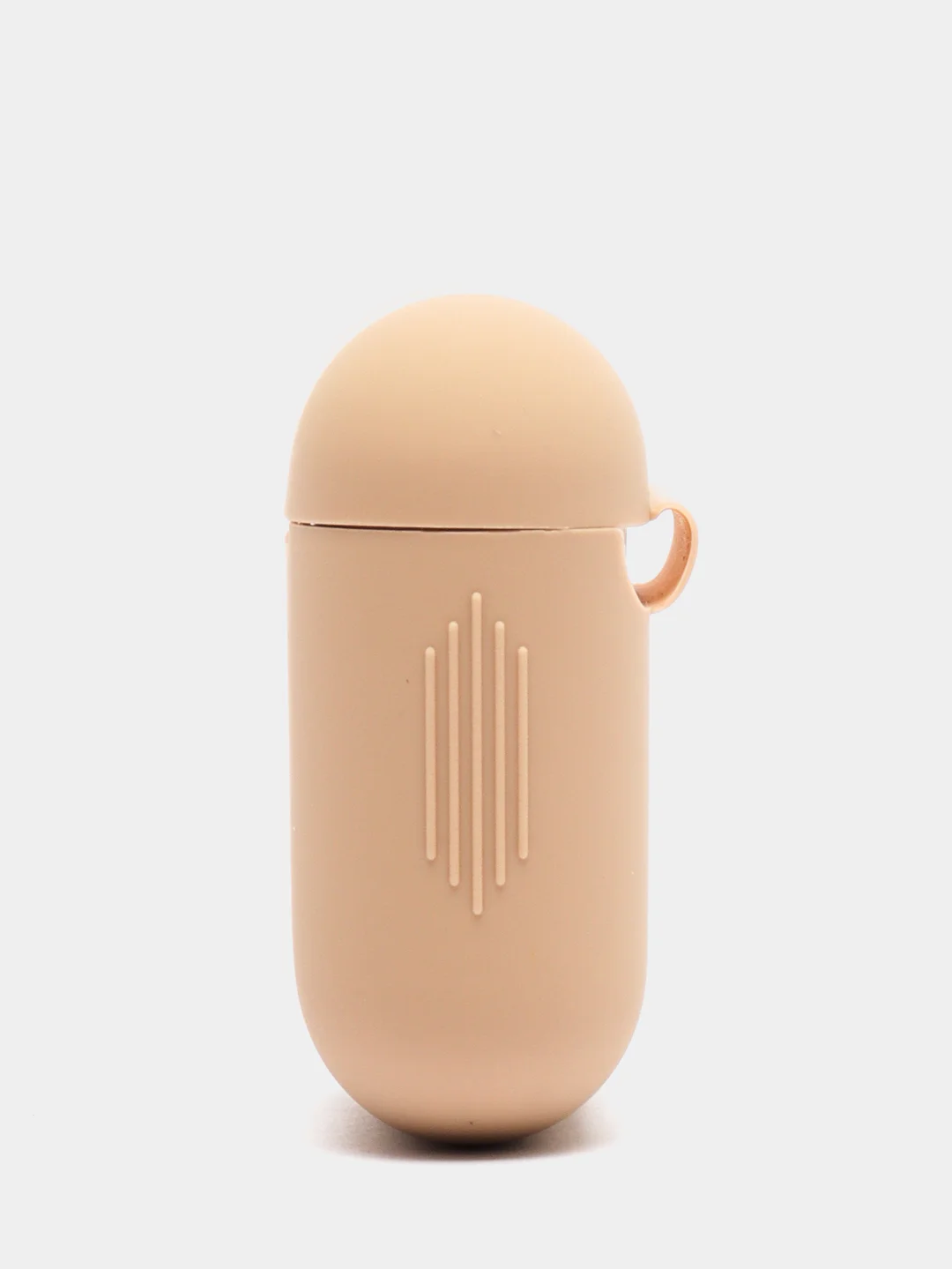 Хаки силиконовый чехол для беспроводных наушников AirPods, Аирподс 1, 2