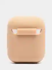 Хаки силиконовый чехол для беспроводных наушников AirPods, Аирподс 1, 2