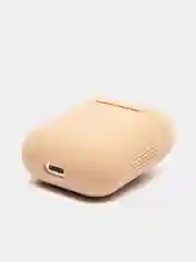 Хаки силиконовый чехол для беспроводных наушников AirPods, Аирподс 1, 2