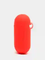Красный силиконовый чехол для беспроводных наушников AirPods, Аирподс 1, 2