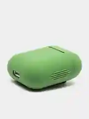 Лесной зеленый силиконовый чехол для беспроводных наушников AirPods, Аирподс 1, 2