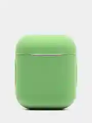 Лесной зеленый силиконовый чехол для беспроводных наушников AirPods, Аирподс 1, 2