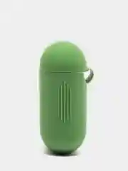 Лесной зеленый силиконовый чехол для беспроводных наушников AirPods, Аирподс 1, 2