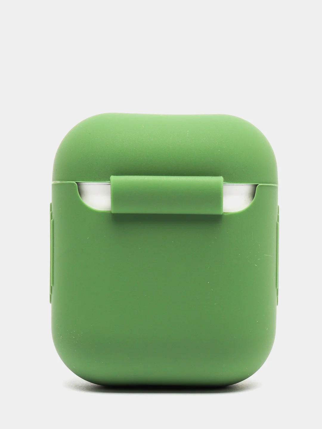 Лесной зеленый силиконовый чехол для беспроводных наушников AirPods, Аирподс 1, 2