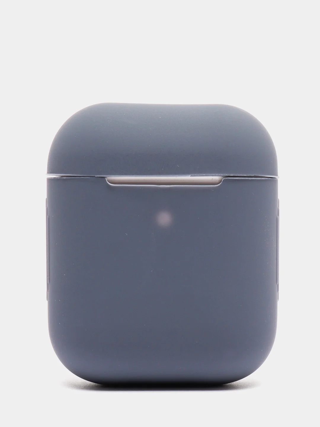 Темно-синий силиконовый чехол для беспроводных наушников AirPods, Аирподс 1, 2