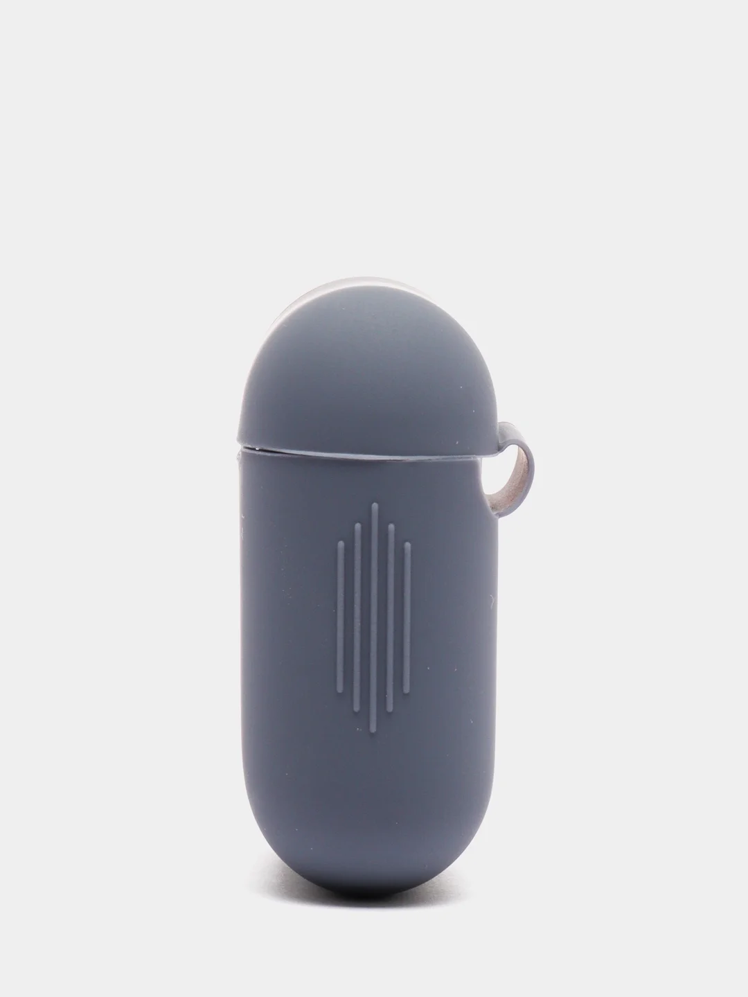 Темно-синий силиконовый чехол для беспроводных наушников AirPods, Аирподс 1, 2