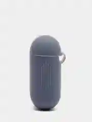 Темно-синий силиконовый чехол для беспроводных наушников AirPods, Аирподс 1, 2
