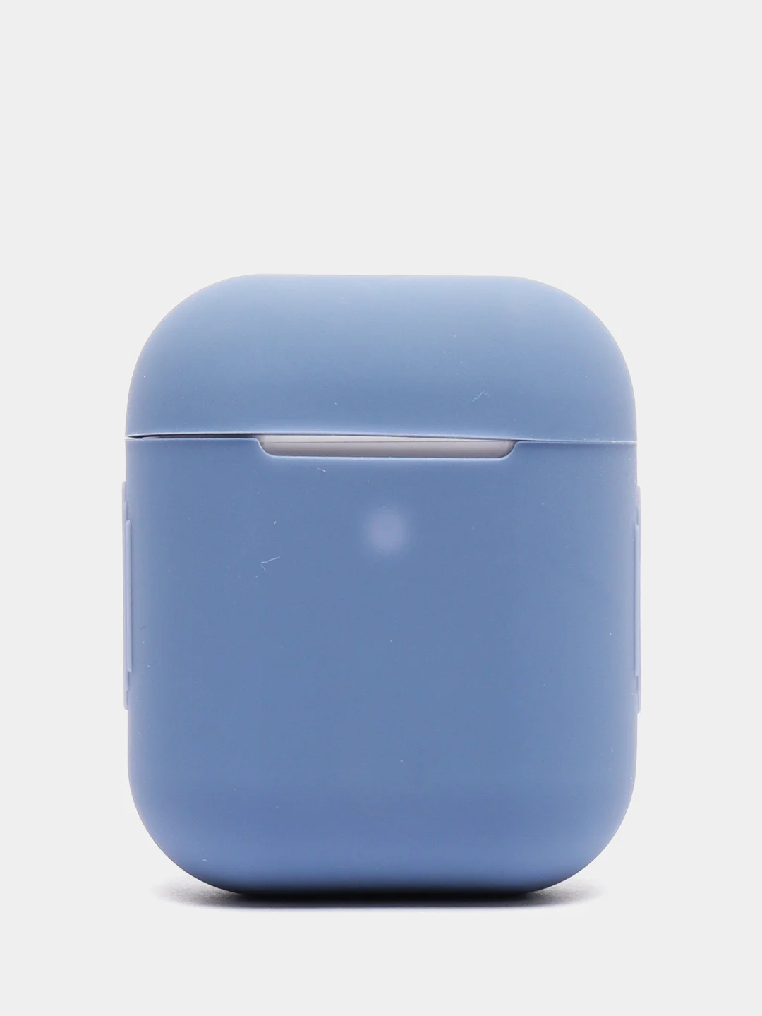 Синий меланж силиконовый чехол для беспроводных наушников AirPods, Аирподс 1, 2