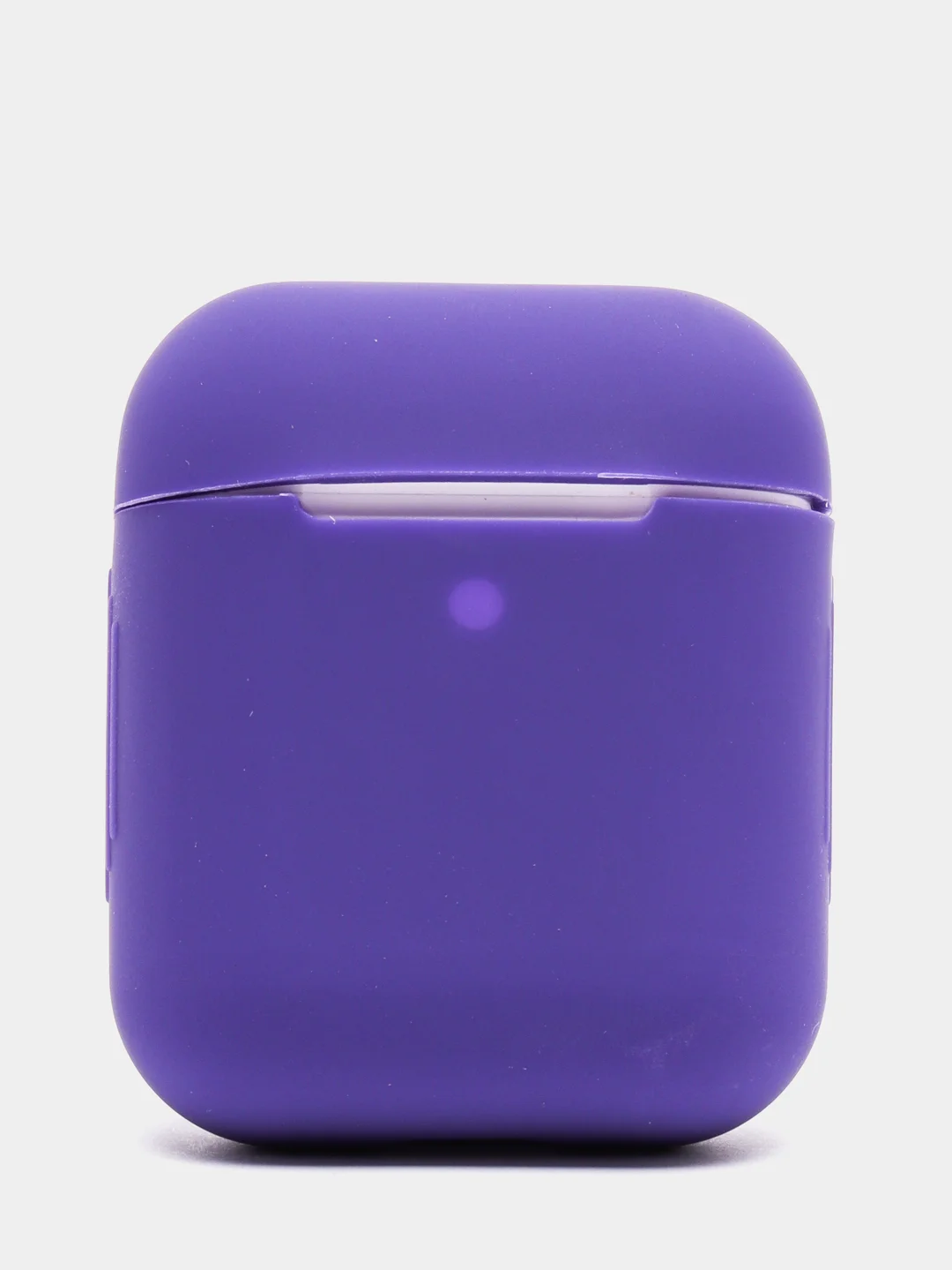 Фиолетовый силиконовый чехол для беспроводных наушников AirPods, Аирподс 1, 2