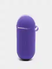 Фиолетовый силиконовый чехол для беспроводных наушников AirPods, Аирподс 1, 2