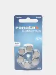 Батарейки для слуховых аппаратов Renata ZA675 (675, PR44, DA675, V675A) 6 штук