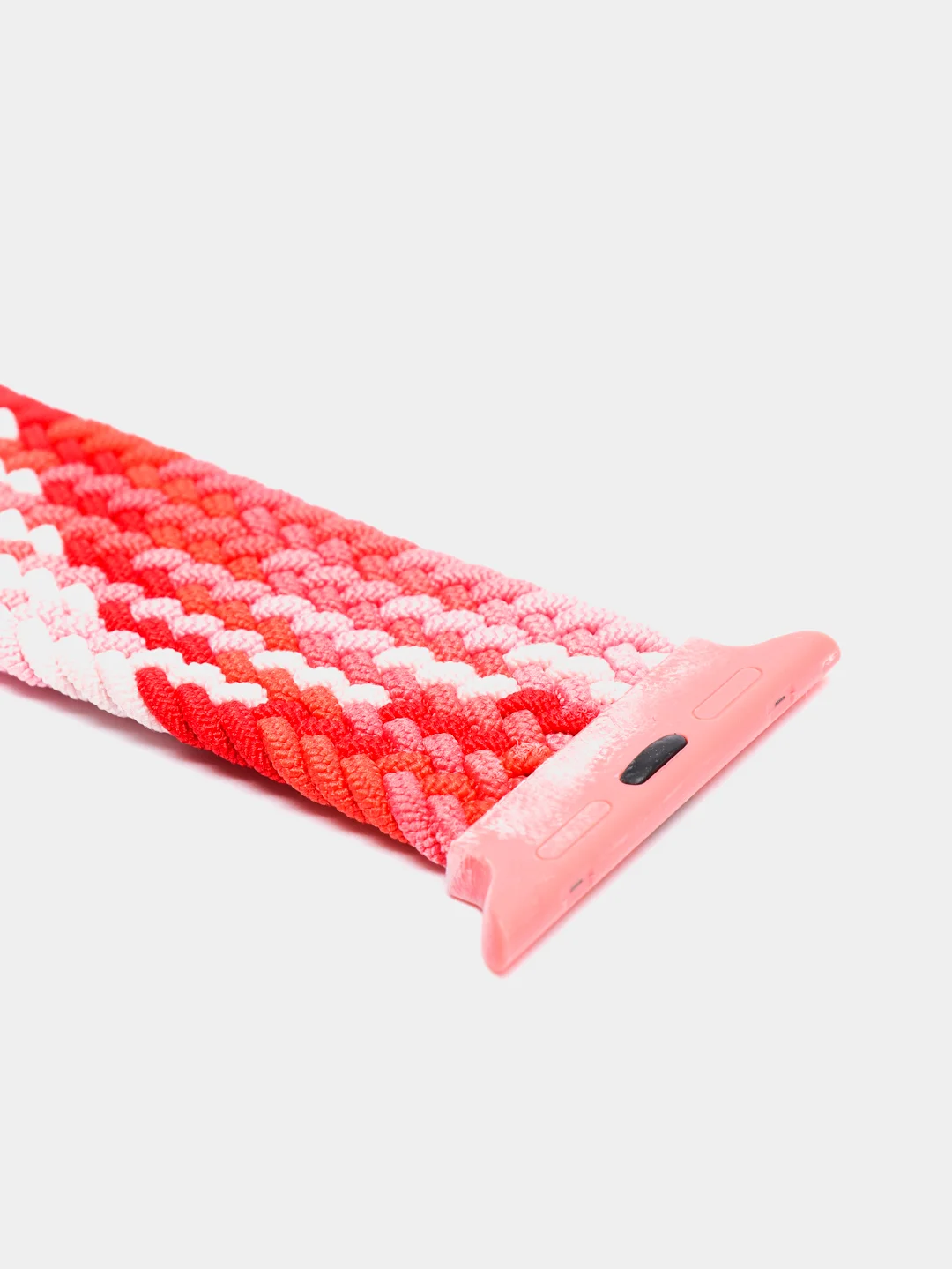 Кораллово-розовый плетеный нейлоновый ремешок Apple Watch 38, 40, 41, 42, 44, 45, 49 мм