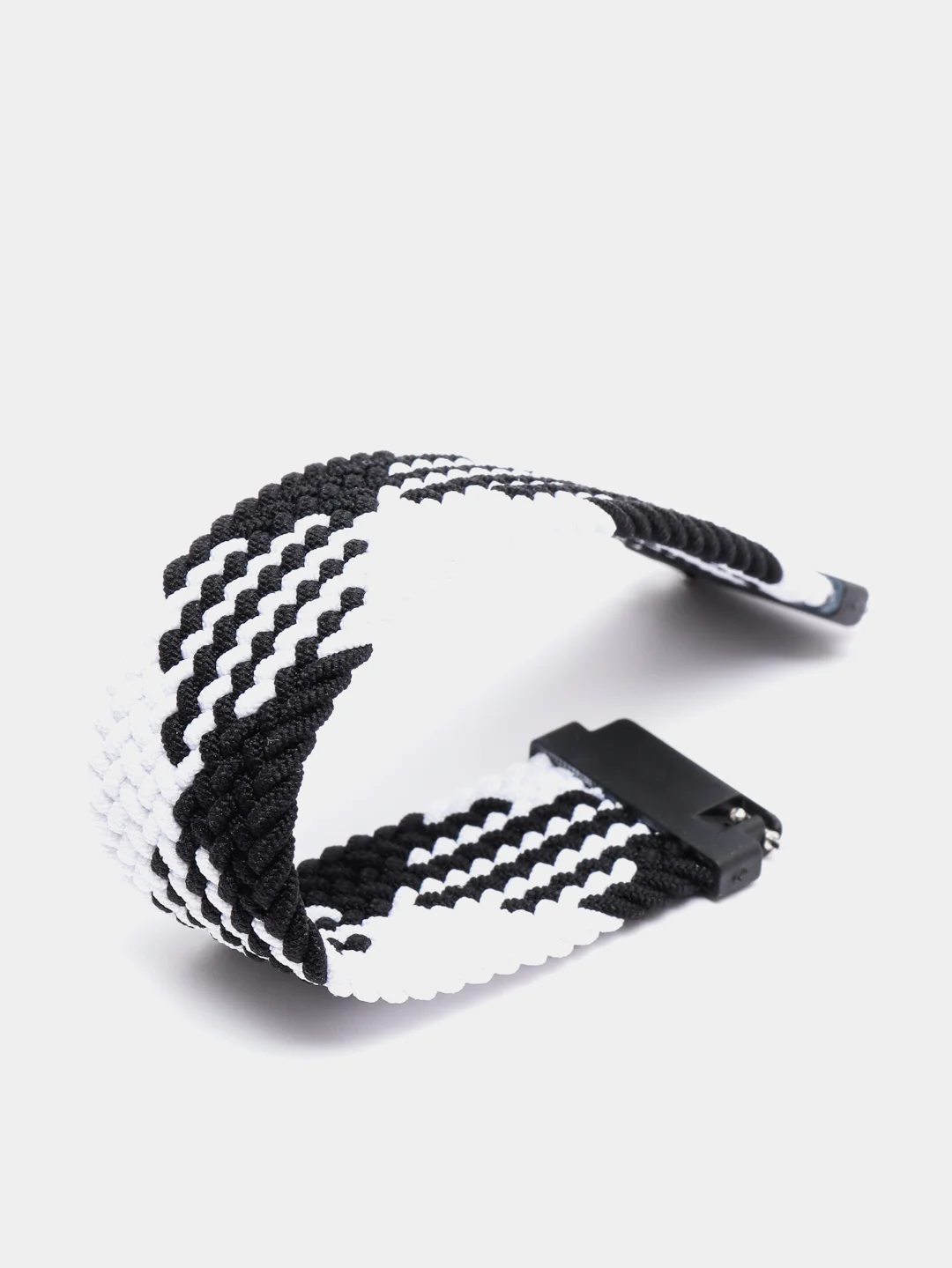 Угольный плетеный нейлоновый ремешок / монобраслет для Xiaomi Amazfit Bip / Huawei / Samsung 20 мм