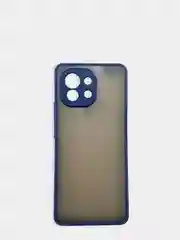 Темно-синий чехол матовый для Xiaomi Mi 11 5G пластиковый