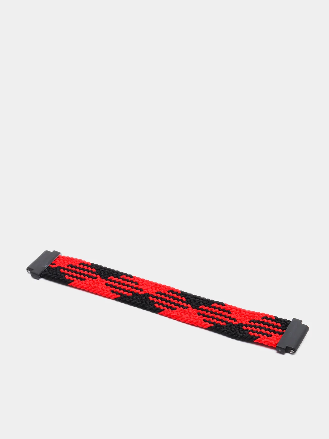 Багровый плетеный нейлоновый ремешок / монобраслет для Xiaomi Amazfit Bip / Huawei / Samsung 20 мм