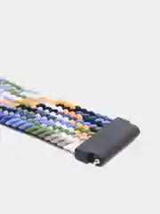 Синий меланж плетеный нейлоновый ремешок / монобраслет для Xiaomi  / Huawei / Samsung 22 мм самсунг