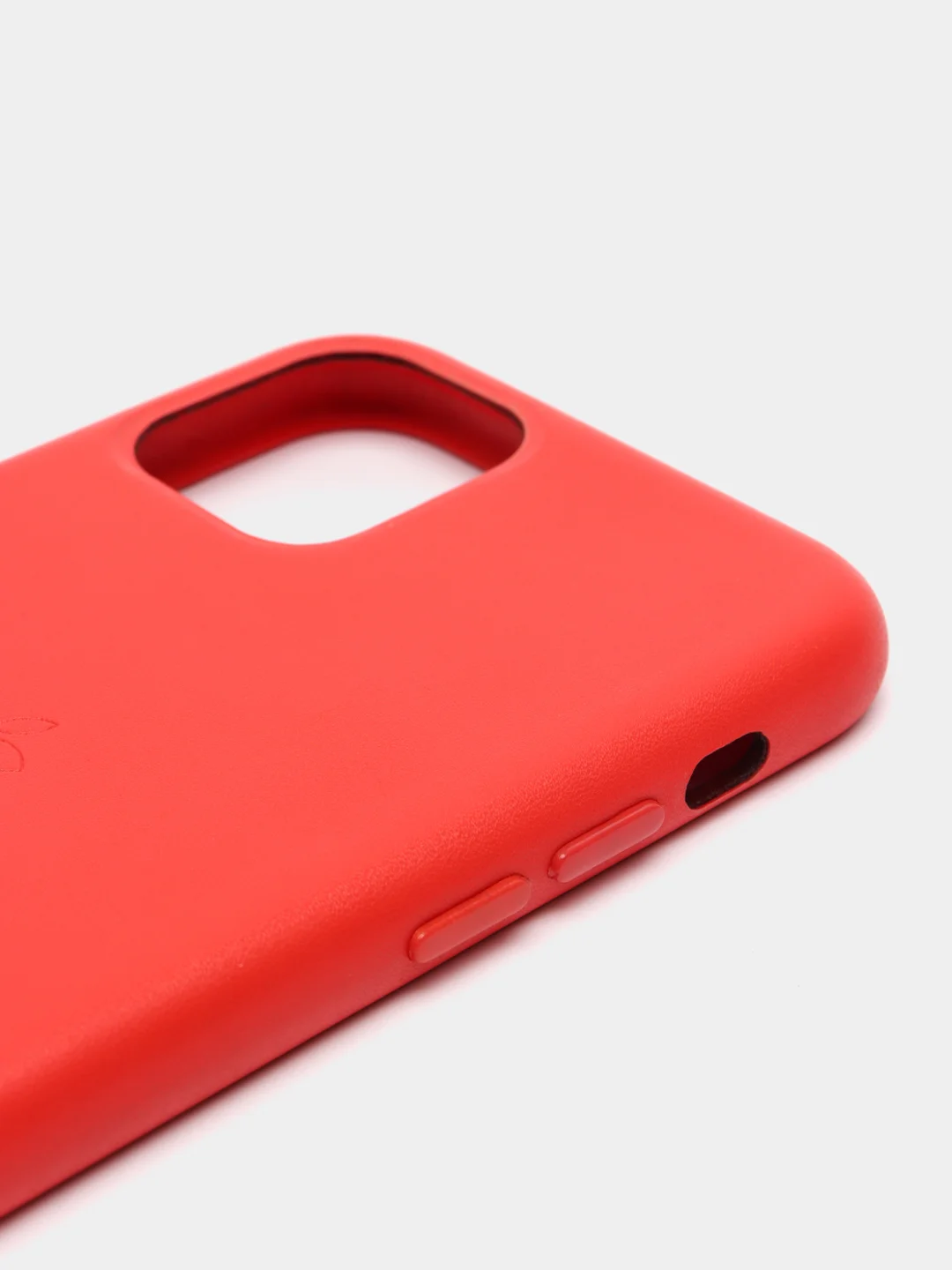 Красный кожаный чехол для iPhone 11 pro