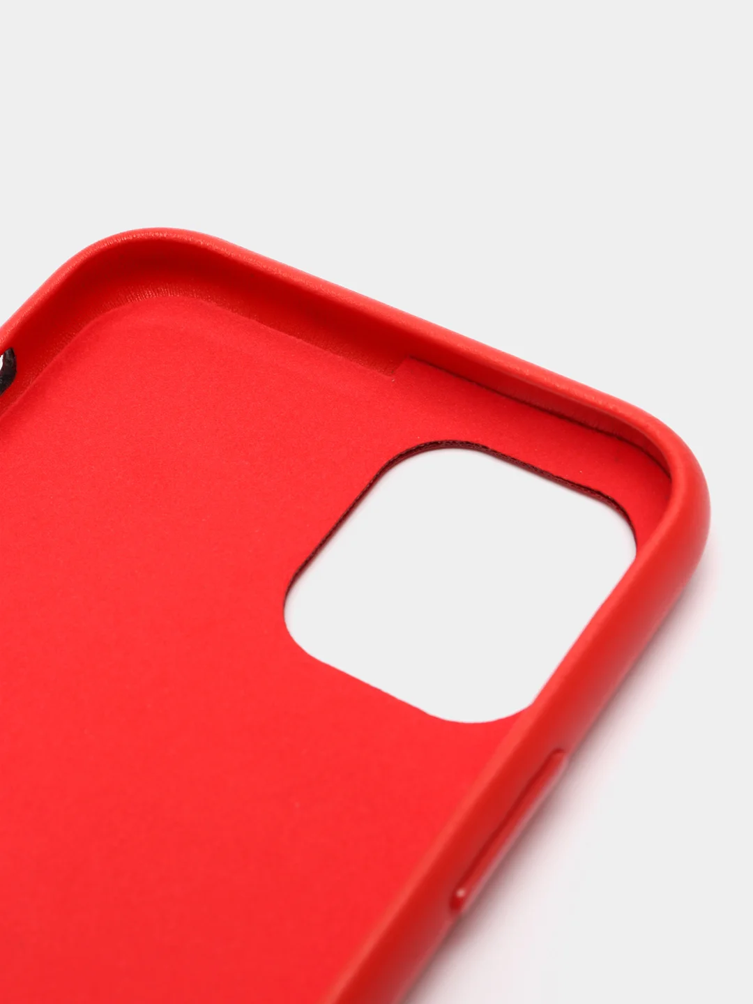 Красный кожаный чехол для iPhone 11 pro