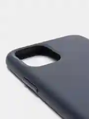 Темно-синий кожаный чехол для iPhone 11 pro