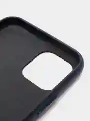 Темно-синий кожаный чехол для iPhone 11 pro