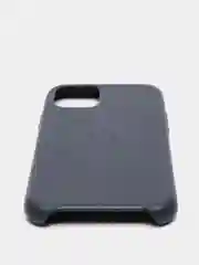 Темно-синий кожаный чехол для iPhone 11 pro