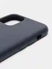 Темно-синий кожаный чехол для iPhone 11 pro