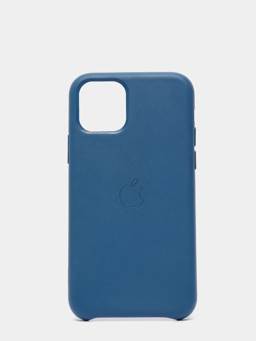 Синий кожаный чехол для iPhone 11 pro