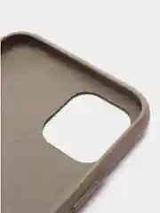 Серый кожаный чехол для iPhone 11 pro