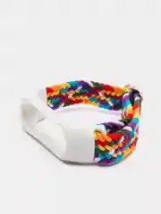 Пурпурный плетеный нейлоновый ремешок / монобраслет с регулировкой для Xiaomi Mi Band 3, 4, 5 и 6