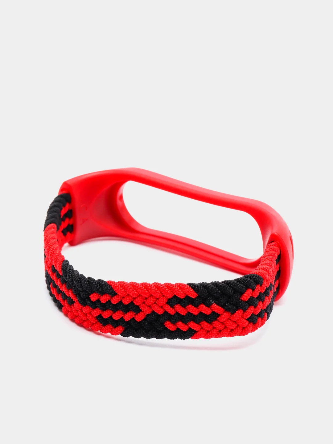 Багровый плетеный нейлоновый ремешок / монобраслет для Xiaomi Mi Band 3, 4, 5 и 6