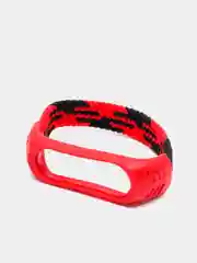 Багровый плетеный нейлоновый ремешок / монобраслет для Xiaomi Mi Band 3, 4, 5 и 6